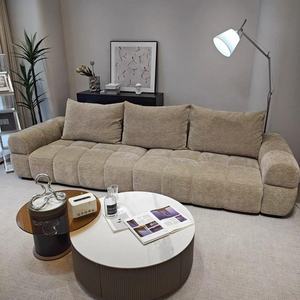 Juego de Muebles de Sala de Estar de Estilo Francés Retro Moderno, Color Crema, <span class=keywords><strong>para</strong></span> el Hogar u Hotel, con Tapicería de Tela - Product Image 6