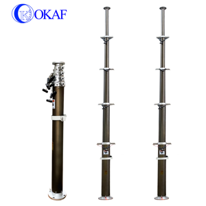 Torre de Telecomunicaciones de Emergencia Okaf de 3m, 4m, 6m, 8m, 10m, 20m, con Mástil Telescópico Neumático y Control Remoto, OK-QDDJ088 3-20 - Product Image 3