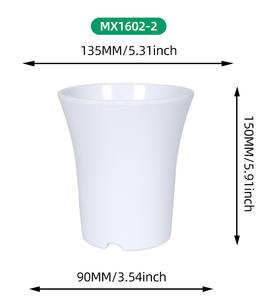 Couleur pure ronde en plastique orchidée Vientiane bassin usine vente en plein air <span class=keywords><strong>pas</strong></span> <span class=keywords><strong>cher</strong></span> pot <span class=keywords><strong>de</strong></span> fleurs avec trou Pots <span class=keywords><strong>de</strong></span> fleurs et ensembles <span class=keywords><strong>de</strong></span> jardinières - Product Image 4