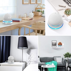 Soporte <span class=keywords><strong>de</strong></span> <span class=keywords><strong>Altavoz</strong></span> <span class=keywords><strong>de</strong></span> Escritorio MQ Compatible con <span class=keywords><strong>Echo</strong></span> <span class=keywords><strong>Dot</strong></span> 4ª y 5ª <span class=keywords><strong>Generación</strong></span>, Base con Gestión <span class=keywords><strong>de</strong></span> Cables, Accesorios para el Hogar - Product Image 4