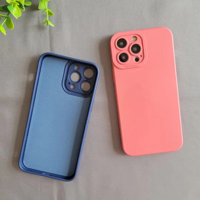 Colorful Soft TPU 2.0mm Thickness Flexible Durable Mobile Phone Case Cover Silicone Phone Case for iPhone 14 13 12 11 8 7 6