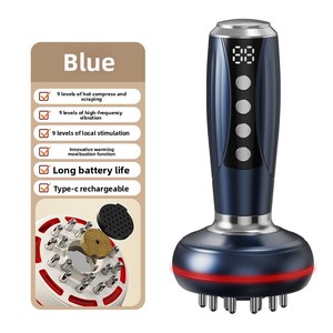Electric Meridian Brush Gua Sha <strong>Device</strong> <strong>Back</strong> Heating Massager Musical Function <strong>Massage</strong> Tool USB Rechargeable Model A60 CN - Product Image 6