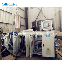 Máquina para Tuberías de Drenaje de Plástico por Gravedad, Equipo de Extrusión de Tuberías Corrugadas de HDPE con Espiral, Línea de Extrusión