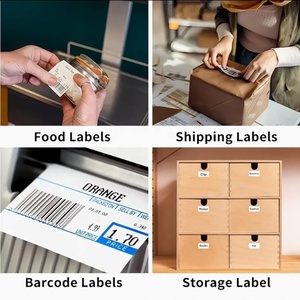 Etiquetas de Transferencia Térmica de 150 Gsm, 50*30/60*40/<span class=keywords><strong>70</strong></span>*50MM, Adhesivo Termofusible, Etiquetas de Papel para Alimentos/Envío/Códigos de Barras - Product Image 5
