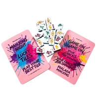 Mélangeur de cartes de Mahjong personnalisé avec impression UV, motif graffiti, forme festonnée, pour tuiles de Mahjong