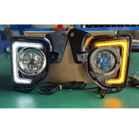 Feux de jour à LED Magicolor, feux de circulation diurne DRL, lampe de pare-chocs avant, lampe de conduite automatique, feu antibrouillard 12V ambre pour Hiace 2014-2018, neuf