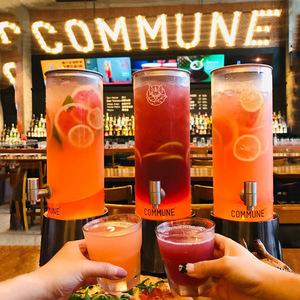 Fût à bière Wan Zhan avec robinet 3L, distributeur de boissons lumineux pour bar, alimenté par prise électrique - Product Image 2