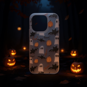 Coque de téléphone antichoc en TPU et PC motif dessin animé citrouille chauve-souris pour iPhone 17 Pro Max 15 14 13 7 Plus - Product Image 2