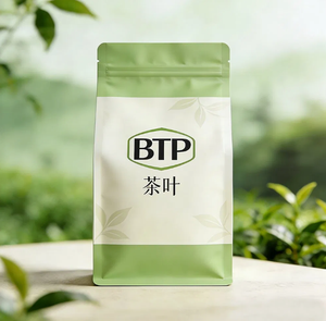 Sacs d'emballage refermables à fond plat pour thé <span class=keywords><strong>et</strong></span> café, résistants à l'humidité, avec logo personnalisé - Product Image 3