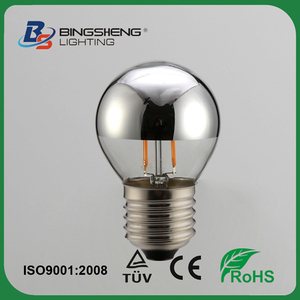 Mitad de oro G45 Edison globo bombilla LED 4 W plateado punta Vintage bombilla LED de filamento E26 candelabros Base lámpara 40 vatios Equ - Product Image 4