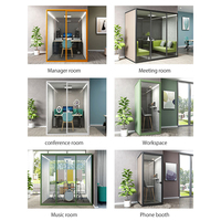 OEM taille personnalisée salle de réunion Piano cabine insonorisée isolation phonique musique diffusion web en direct Studio téléphone extérieur bureau Pods