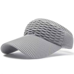 Sombrero Deportivo de Ala Ancha para Mujer, Tejido Elástico y Transpirable, con Rayas, para Verano, Protección Solar, Playa y Deportes al Aire Libre - Product Image 2