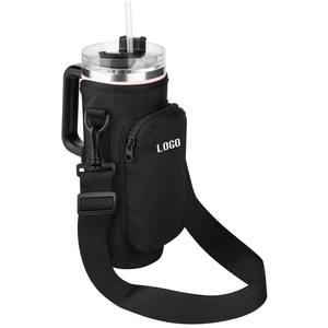 Su Şişesi Çantası, Çapraz Askılı Su Şişesi Taşıma Çantası, Bardak Su Şişesi Soğutucu Çanta, Omuz Askılı - Product Image 1