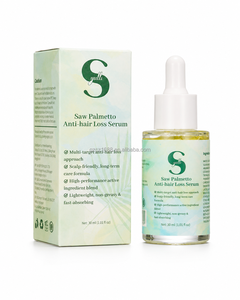 Suero Anticaída de Saw Palmetto con Fórmula Concentrada para el Crecimiento y Engrosamiento <span class=keywords><strong>del</strong></span> Cabello y Control de Grasa, Disponible para ODM - Product Image 2