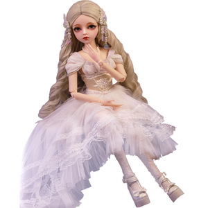 Bambola di Moda in Vinile SD/BJD con Trucco Autentico, Modifica Katie Girl Doris, Bambola Principessa Simulata 60cm - Product Image 4