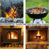 Outils de fabrication de feu de camping en plein air bande de pin naturel avec sciure de bois pique-nique allumage aide à la combustion allume-feu efficaces