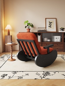 Poltrona Azy, Sedia a Dondolo per Interni, Chaise Longue - Product Image 5