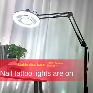 Spot hair tattoo lamp LED nail cold light semi-permanent folding vertical floor skin