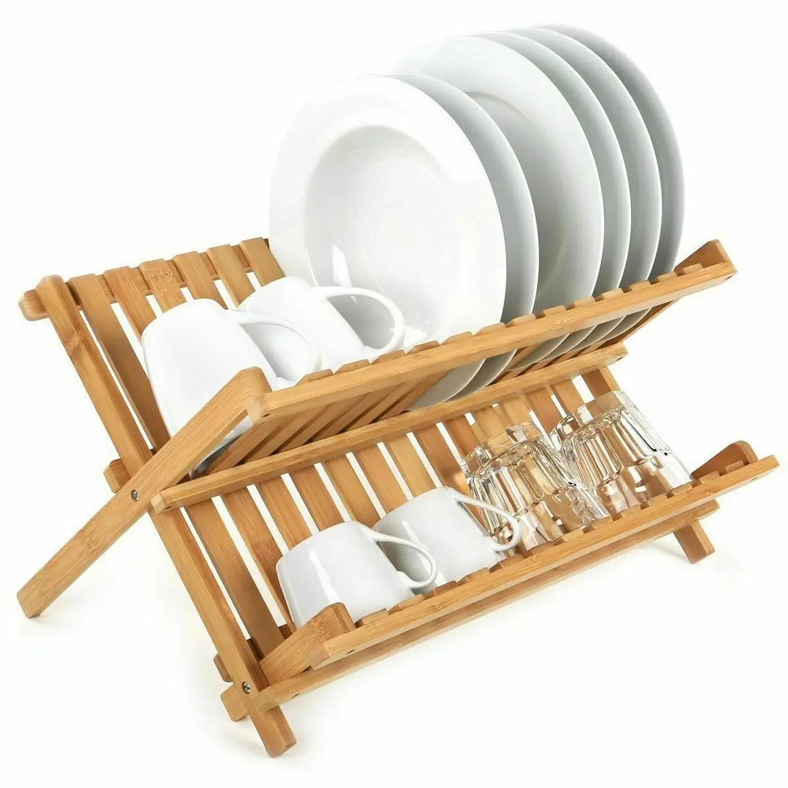 Деревянный бамбуковый ящик, разделитель, поднос, держатель посуды, выдвижной кухонный ящик, органайзер, бамбуковый поднос для столовых приборов