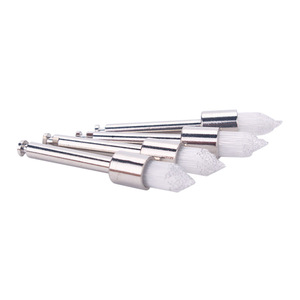Cabezal de cepillo de resina dental para pulir y blanquear los dientes, copa de pulido para limpiar los dientes, cepillo de pulido plano y puntiagudo - Product Image 4