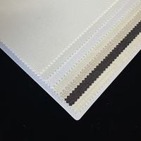 Tissu pour stores enrouleurs semi-occultants à surface mate fine, plusieurs choix de couleurs neutres pour la fabrication de stores enrouleurs pour fenêtres