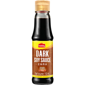 Salsa de soja oscura Haday de 100ml, salsa de soja elaborada China exclusiva africana a muy buen precio, envasada en botella