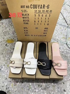 <span class=keywords><strong>Ciabatte</strong></span> piatte da <span class=keywords><strong>donna</strong></span> con punta quadrata, traspiranti, casual, alla moda, colori misti, all'ingrosso per il mercato africano - Product Image 3