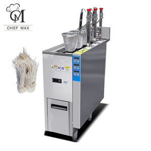 Chefmax مطعم التجاري الكهربائية الغاز 12kw 3 6 سلة حلة طهي المكرونة الفورية التلقائي طباخ المعكرونة رفع - Product Image 1