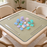 Plaque acrylique GORLDE en PMMA pour la fabrication de tuiles de mahjong chinois, couleur et épaisseur personnalisées, usinage CNC