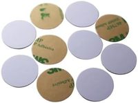 Réinscriptible 125kHz RFID pièce adhésif dos T5577 jeton de carte de contrôle d'accès de proximité TK4100 Dia 25mm porte-clés inscriptible