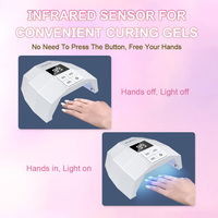 Howyea Enchanteur Crépuscule Couleur Rechargeable Lampe À Ongles UV LED Lampe Sans Fil Portable Professionnel Salon Nail Gel Vernis Sèche