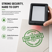 Encre de Sérigraphie Infrarouge Yorlan Haute Qualité, à Base de Solvant, Verte Transparente 850nm, Anti-Contrefaçon pour la Sécurité