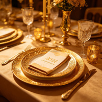 Assiettes en papier Joyeux Anniversaire, vaisselle jetable colorée pour décorations de fête