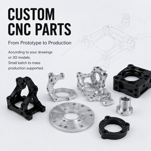 5 Axis CNC Machining Service Aluminum CNC Machining 5 Axis Parts CNC <b>Drone</b> Parts Precision UAV Components - Product Image 2