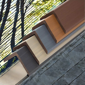 Tarima Exterior Moderna Ecológica de WPC Antideslizante, Impermeable, Ignífuga, con Sistema de Clic, Acabado Cepillado, Línea de Esquina en Forma de L, Borde Biselado - Product Image 2