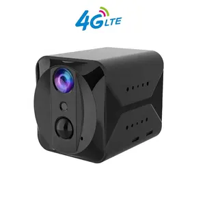 2024 New Arrival Smart 4G Mini Small Camera PIR Motion Detection Battery Powered IP Camera Wireless Motion Detect Network Camera