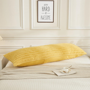 Pabrik langsung disesuaikan busa memori bantal persegi tenunan teknik mewah bantal berbulu lembut hangat bulu kelinci untuk rumah - Product Image 5