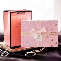 Boîte cadeau de luxe en papier recyclé, gaufré et laminé, pour parfum, bijoux, montre