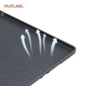 Mutural KINGKONG ชุด PU เคส iPad แบบบางทนทานมีช่องใส่ดินสอขาตั้งสำหรับ iPad Mini 6 iPad 9.7 Pro 12.9 10.9