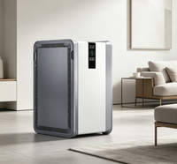 Purificateur d'air intelligent personnalisable avec filtre HEPA, mobile pour voiture et usage domestique, en acier inoxydable 304