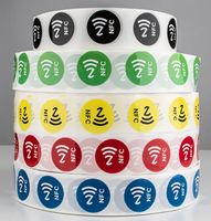 13.56MHz Étanche NFC 213 Google Review Label Sticker RFID NFC 215 Tag URL Papier Matériel Scan Sans Contact Directement Programmé