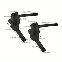 Nouvelle protection de cheville portable avec double plaque en aluminium pour maintien et sangle de compression élastique pour le pied