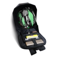 Mochila Inteligente LOY GTX-11 con Pantalla LED Digital, Carcasa Rígida de ABS Impermeable para Motociclistas