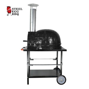 Evecseb — <span class=keywords><strong>four</strong></span> barbecue, KAMADO BBQ professionnel, couleurs noires, <span class=keywords><strong>four</strong></span> à pizza avec brosses à soldes - Product Image 3