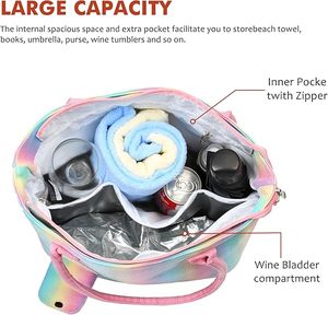 Best Seller Personalized Stylish Best Seller Insulated Travel/Picnic/Pool/Beach/Cooler Bag for Women - Product Image 5