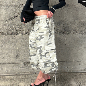 Custom Streetwear Distressed <b>Cargo</b> Pants Allover Print Men 3/4 <b>Longs</b> Baggy Camo <b>Shorts</b> - Product Image 2