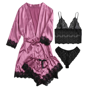 NEW Mesh Lace See-Through Lingerie Set Womens Lingerie Set Bodysuit Babydoll One Piece Sexy - Product Image 2