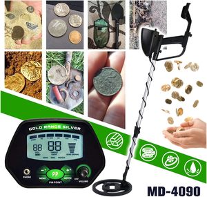 Detector de Metales Subterráneo MD4090, Buscador de Tesoros de Oro con Alta Sensibilidad y Amplio Rango de Medición, Negro/Verde - Product Image 5