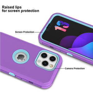 Custodia Protettiva Robusta Antiurto per <span class=keywords><strong>iPhone</strong></span> <span class=keywords><strong>13</strong></span>, 12, 14, 15, 16, 17 Pro Max - Product Image 6