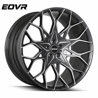 Ruedas Forjadas EVOR de Aleación de Aluminio para Carreras de Autos para Adultos, Nuevas, Tamaños R16-R24 con ET de 30mm 40mm